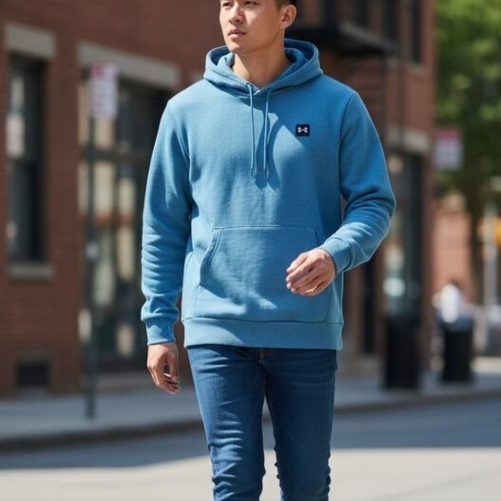 Under Armour Hooded 3/4 Zip Sweatshirt